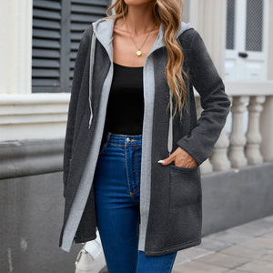 Saco Suéter Casual de Otoño/Invierno – Estilo Dos Piezas en Uno