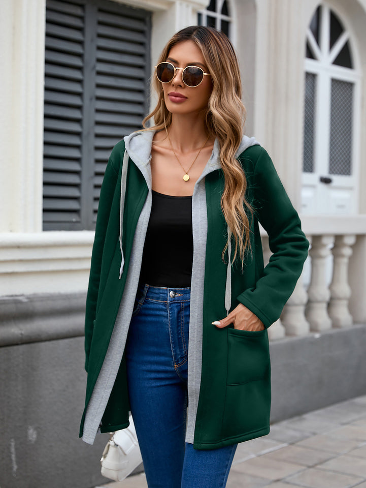 Saco Suéter Casual de Otoño/Invierno – Estilo Dos Piezas en Uno