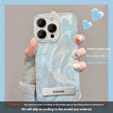 Funda para iPhone 15 con Soporte en Forma de Estrella – Diseño Difuminado y Elegante
