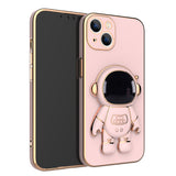 Funda Astronauta 3D con Soporte – Anti-Drop y Acabado Metalizado
