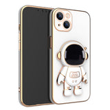 Funda Astronauta 3D con Soporte – Anti-Drop y Acabado Metalizado