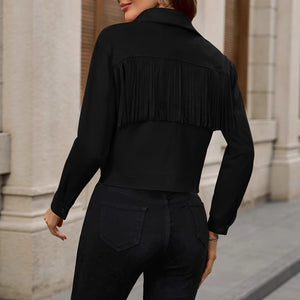 Chaqueta Casual con Cremallera – Estilo Moderno y Femenino