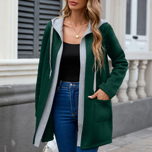 Saco Suéter Casual de Otoño/Invierno – Estilo Dos Piezas en Uno