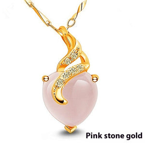 Collar de Plata con Cuarzo Rosa Natural – Estilo Femenino y Elegante