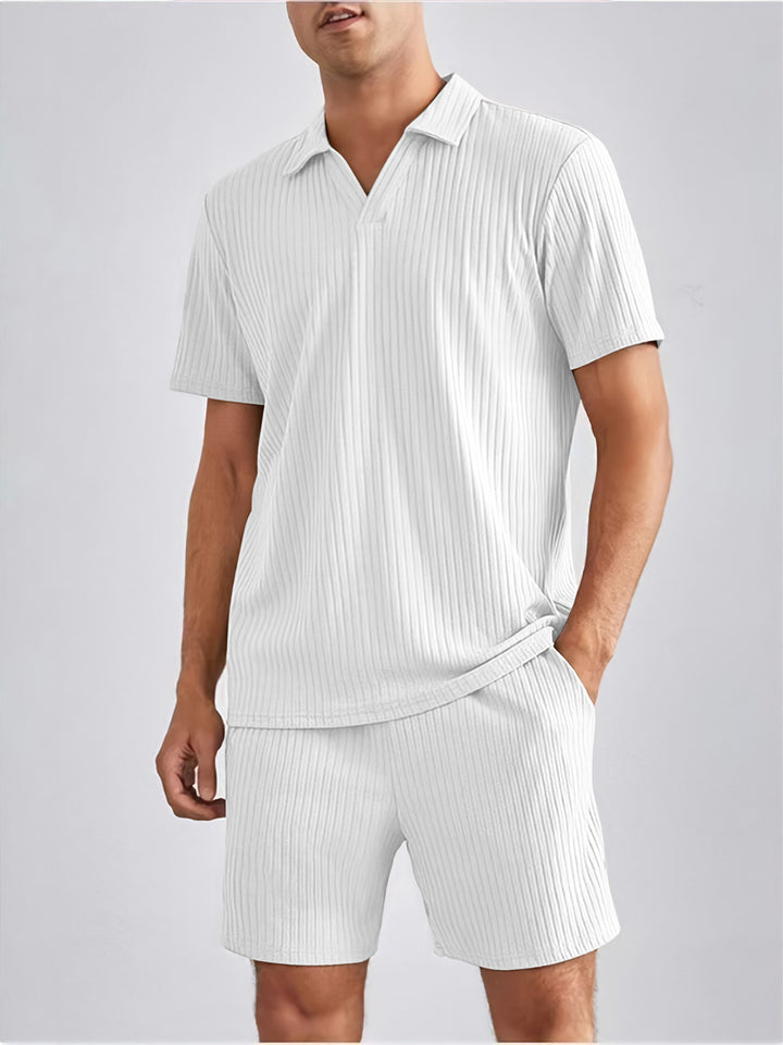 Set Casual de Polo y Short para Hombre – Estilo Moderno y Cómodo