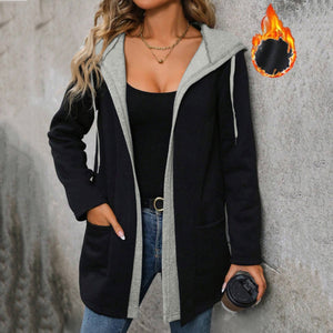 Saco Suéter Casual de Otoño/Invierno – Estilo Dos Piezas en Uno